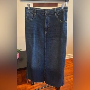 Zara Indigo Denim Skirt
